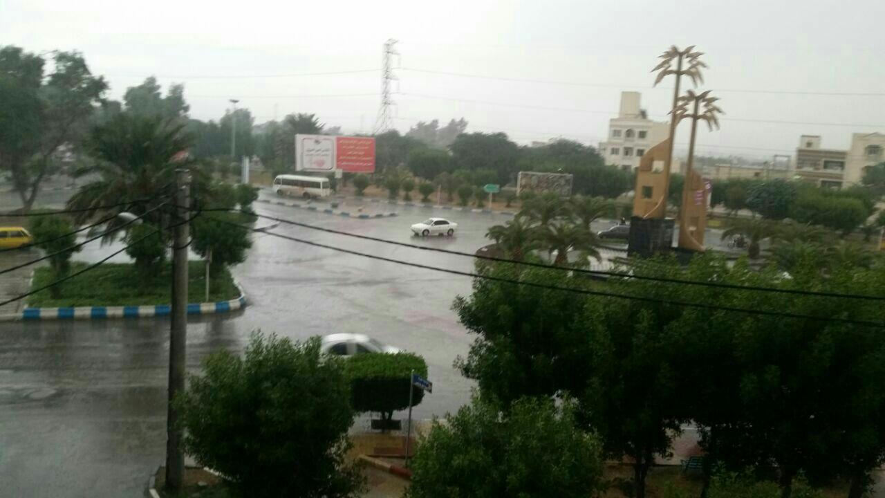 1639691 554 بارش نم نم باران پاییزی در آبادان و خرمشهر