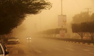 گرد و خاک 300x180 گرد و غبار و باران در آسمان خوزستان