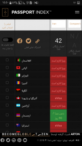 Screenshot ۲۰۱۸۱۲۰۳ ۱۵۵۰۰۸ 169x300 امارات دارای برترین پاسپورت جهان در سال ۲۰۱۸ شد / فلسطین و اتیوپی بالاتر از ایران!