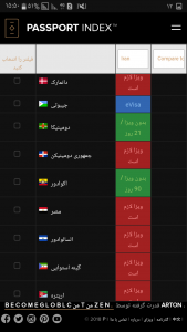 Screenshot ۲۰۱۸۱۲۰۳ ۱۵۵۰۳۹ 169x300 امارات دارای برترین پاسپورت جهان در سال ۲۰۱۸ شد / فلسطین و اتیوپی بالاتر از ایران!