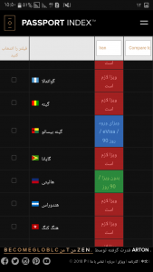 Screenshot ۲۰۱۸۱۲۰۳ ۱۵۵۰۴۷ 169x300 امارات دارای برترین پاسپورت جهان در سال ۲۰۱۸ شد / فلسطین و اتیوپی بالاتر از ایران!