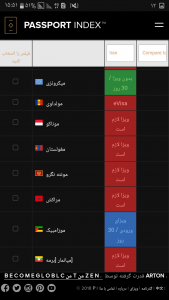 Screenshot ۲۰۱۸۱۲۰۳ ۱۵۵۱۰۹ 169x300 امارات دارای برترین پاسپورت جهان در سال ۲۰۱۸ شد / فلسطین و اتیوپی بالاتر از ایران!