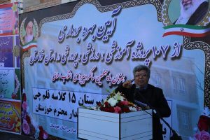 IMG 20190204 WA0016 300x200 افتتاح ۵ مدرسه قلم‌چی در استان خوزستان همزمان با دهه فجر
