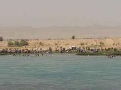 images غرق شدن 2 پسربچه در رودخانه میسان شهر رُفیّع