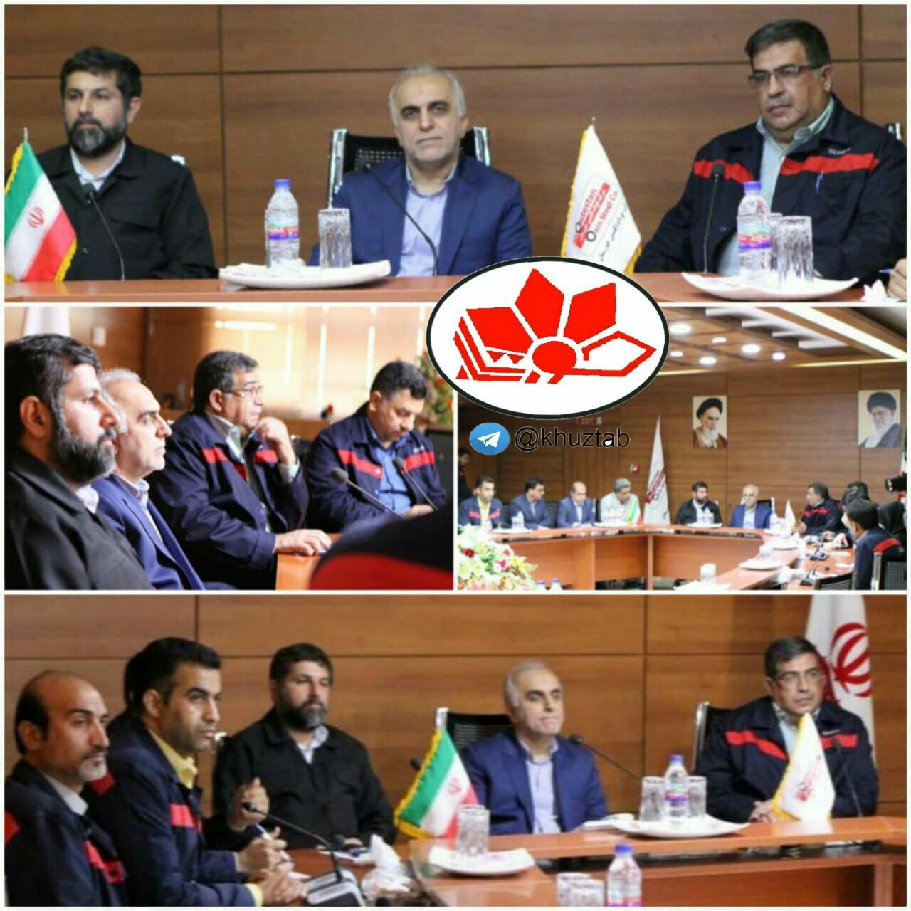 IMG 20190614 060822 895 حضور وزیر اقتصاد و دارایی و استاندار خوزستان در شرکت فولاد اکسین به منظور رفع مشکلات مالیاتی