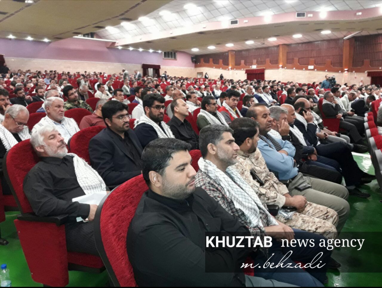 IMG 20190925 234609 550 گردهمایی عظیم رزمندگان جهاد و شهادت کارمندان استان برگزار شد