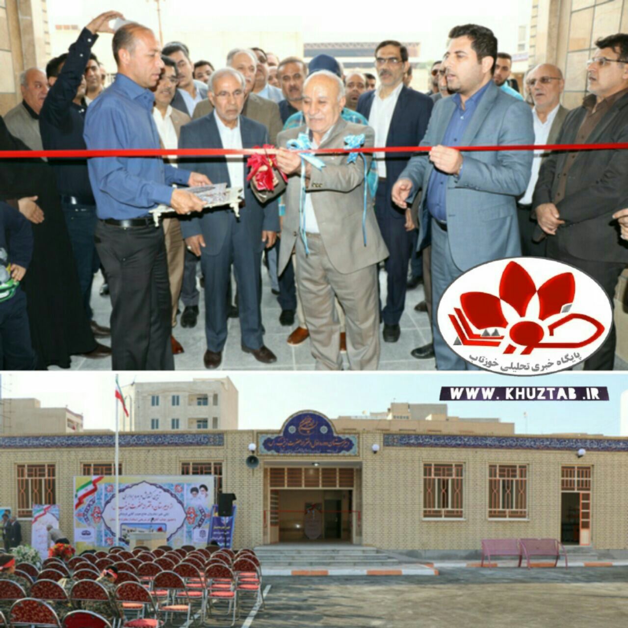 IMG 20191112 232347 261 آیین افتتاح دبیرستان دخترانه حضرت زینب (س) در اهواز برگزار شد