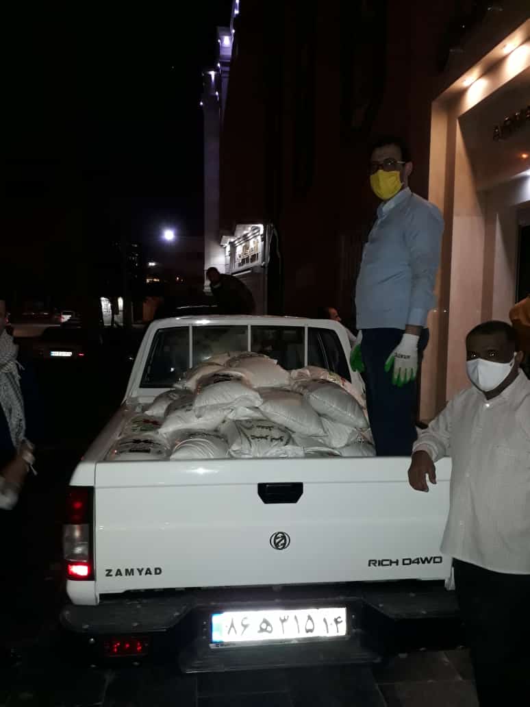  توزیع ۴۰۰ بسته كمك معیشتی و بهداشتی توسط بسیج شركت نفت و گاز اروندان در خرمشهر