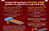12 160x100 فولاد خوزستان بزرگ‌ترین تامین‌کننده نیاز کشور به شمش فولادی